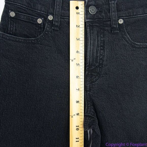 NEW Madewell The Mid-Rise Perfect Vintage Jeans Clean Black Wash, 23 - Picture 8 of 16
